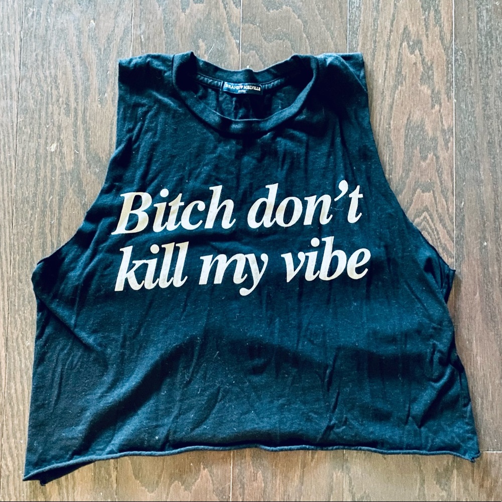 Black Brandy Melville cut off